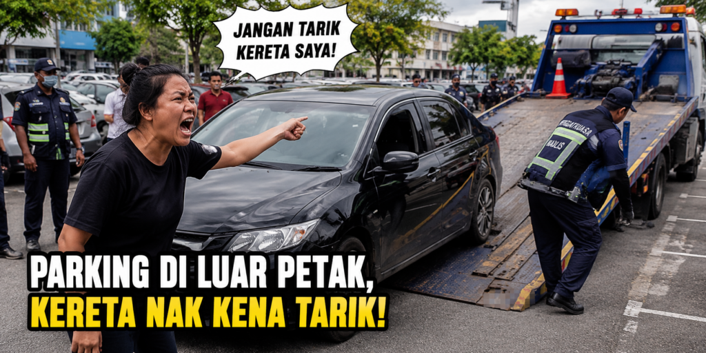 Kereta Hampir Ditunda! Mengamuk Macam Monyet Pon Ada.